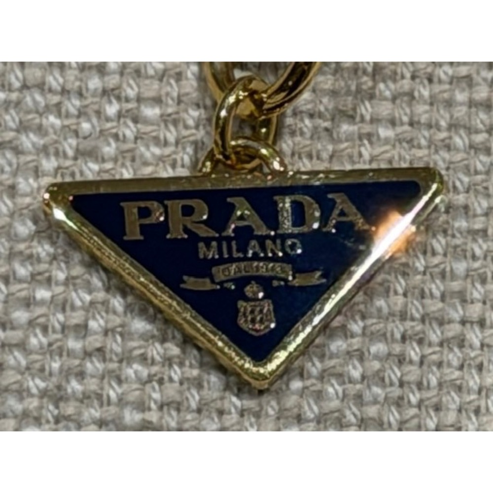 Authentic PRADA FAN With Leather Strap - Picture 5 of 7